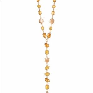 🆕 Lucky Brand Y Drop Multi-Stone Necklace